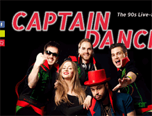 Tablet Screenshot of captain-dance.com